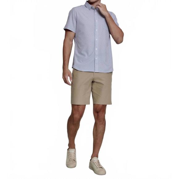 NEW 7DIAMONDS apollo short sleeve shirt in stone rose - Picture 4 of 5